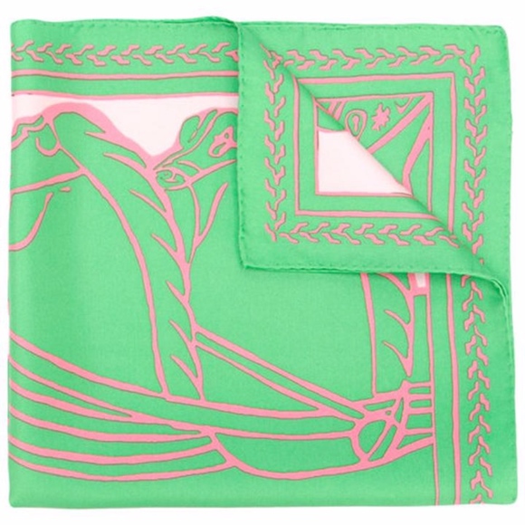 Tory Burch Trocadero Silk Square Scarf/Wrap - Picture 5 of 6